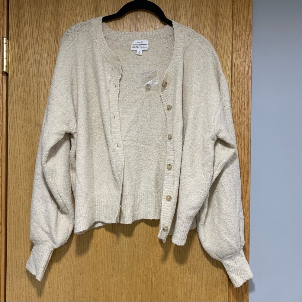 By The River Cardigan and Pants Set - Size Small